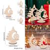 Stylish Christmas Tree Hollow Decorations Unique Wooden Ornaments For Festive Home Decor