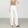 Cool Lyocell Tencel Linen Wide Leg Pants Women's Summer Thin Linen Old Money Style Loose High Waist Straight Pants