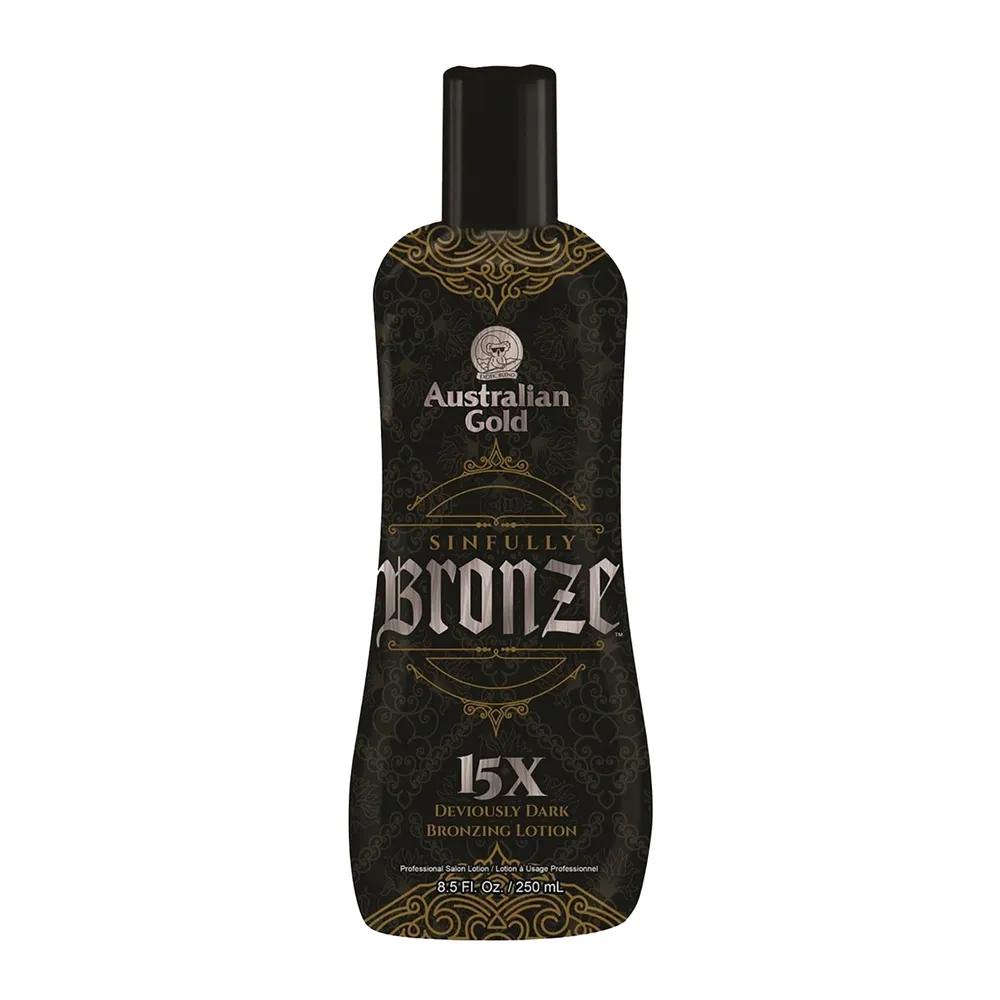 Australian Gold Sinfully Bronze Tanning Lotion Dark Bronzer 250ml