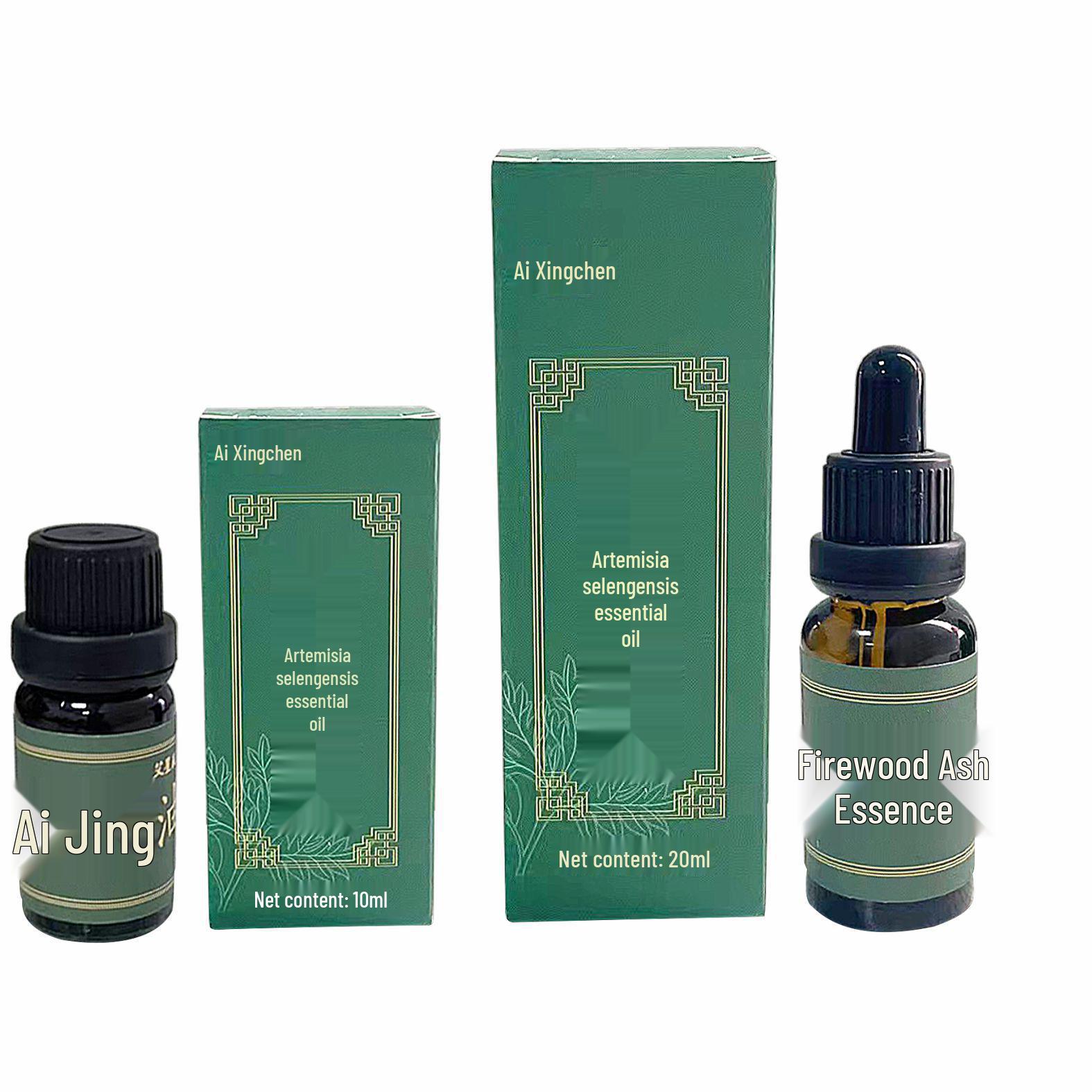 Mugwort Essential Oil - 10ml/20ml Bottle: Aromatherapy & Massage Oil for Moxibustion, Scraping, Cupping, and Tuina. Mugwort Essential Oil