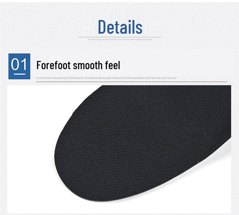 Pánské sportovní vložky tlumící nárazy z EVA - Prodyšné, absorbující pot, deodorizační, s podporou klenby pro ochranu nohy