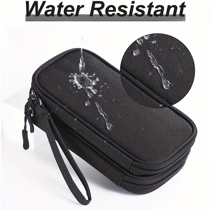 Nylon Storage Bags Double Layer Waterproof Travel Organizer For Earphone Mouse Charger Cable Hard Drives Electronics Accessories