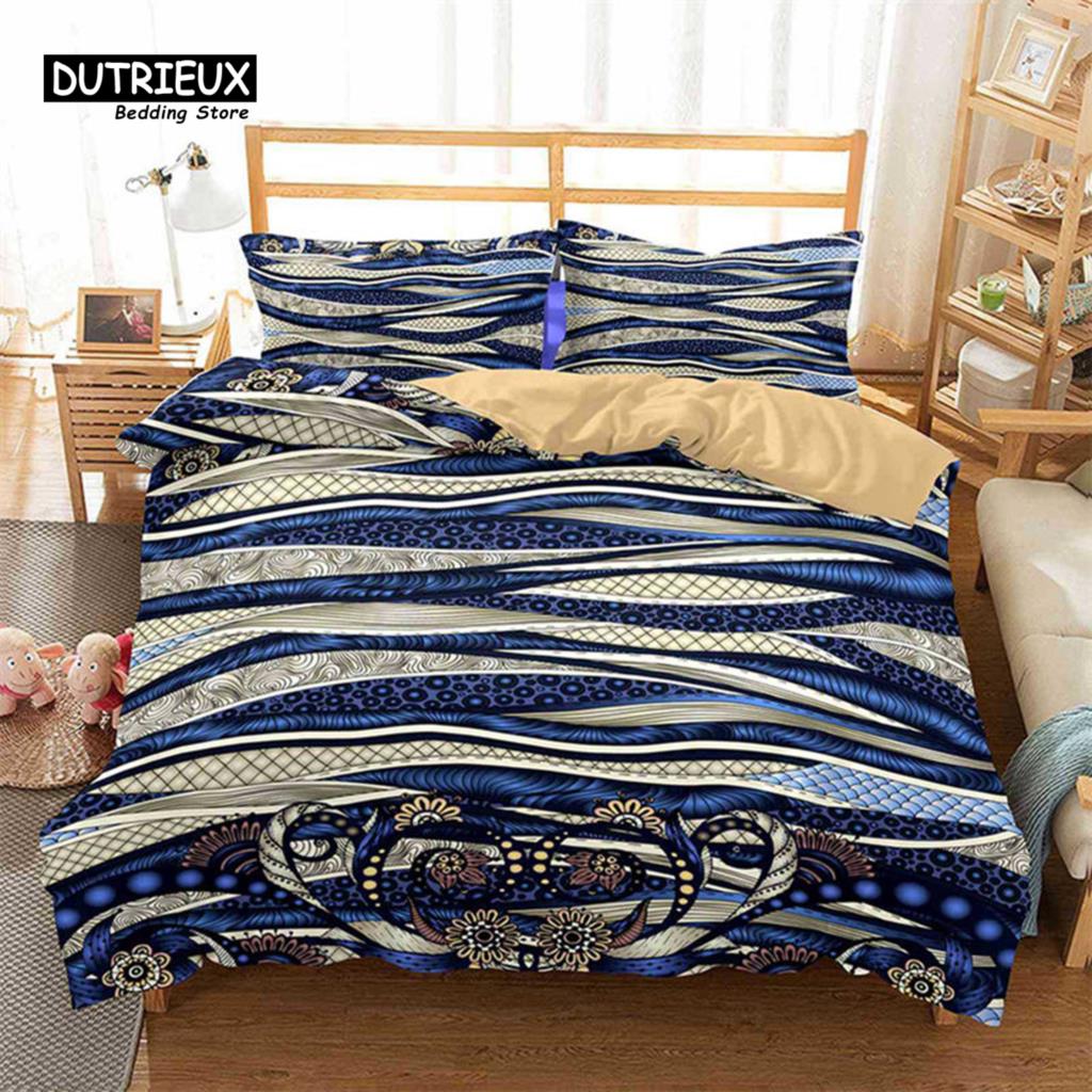 Bohemian Mandala Duvet Cover For Kids Adults Queen Size Floral Geometric Pattern 3D Print Bedding Set Pillowcases Bedroom Decor