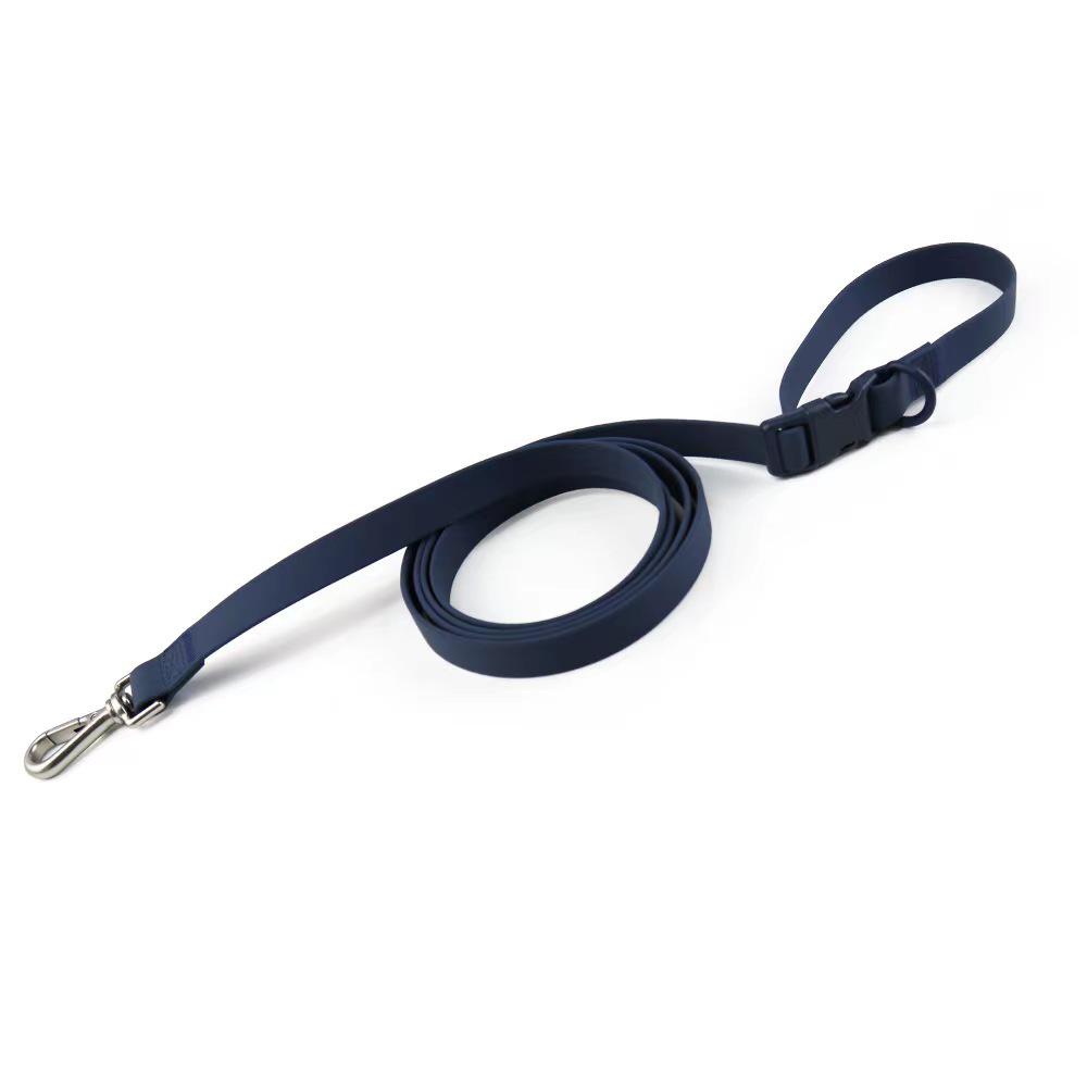 Macaron Color PVC Dog Collar & Leash Set - Soft & Comfortable