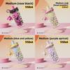 Pc Straw Water Bottle For Girls With Double Drink Design Perfect For Summer Use