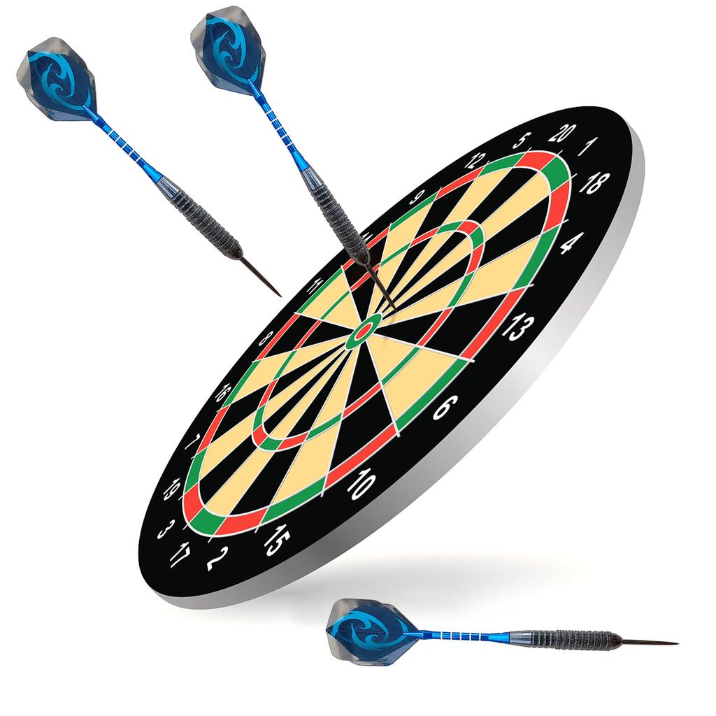 Set of 12Pcs 22g Professional Steel Tip Darts with Aluminum Alloy Shaft Steel Tip Darts Set, Not Easy To Break and Bend