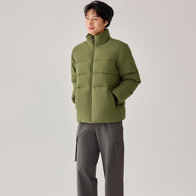 Skechers Water Resistant Windproof Warm Comfortable Outdoor Casual Fashion Jacket Men Jacket Martini-Olive-Green P425M180-05HR