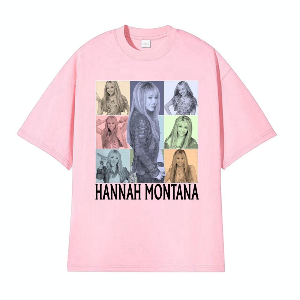 Limited Vintage Hannah Montana Mutil Style Tshirts Men Women Fashion High Quality Cool T Shirt Summer Pop Art Oversized Tshirt