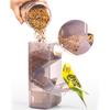 Bird Feeder Automatic Hanging Cup Food Dish for Cockatiels Canaries for Sun Conu