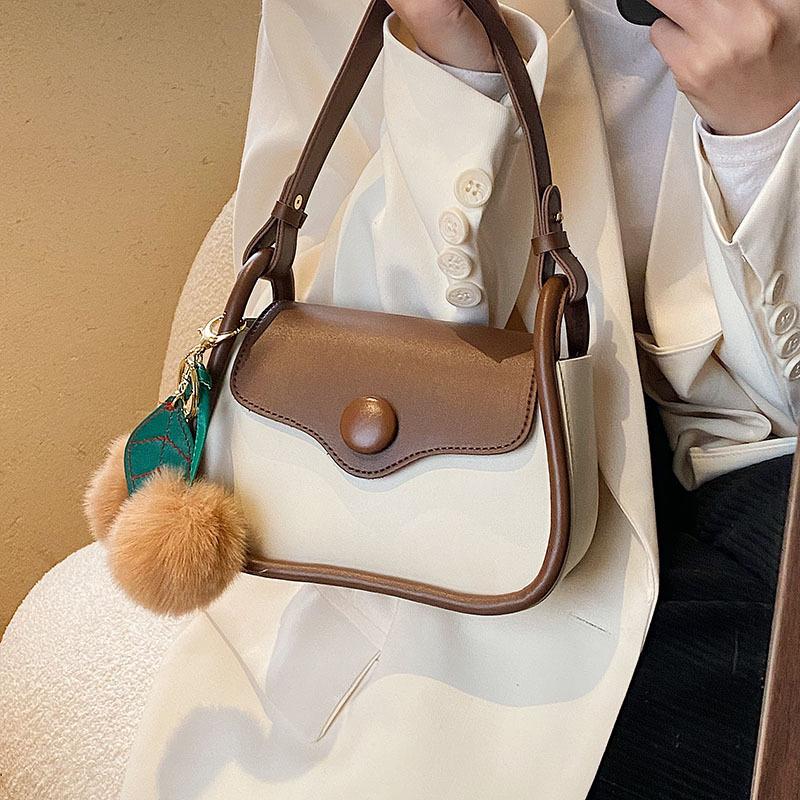 Simple Bag Women'S Bag Foreign Style Shoulder Bag Temperament Messenger Bag Fashion Small Square Bag