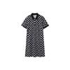New Short Sleeved Dress Women's All Over Print 2 F11W329314FZB