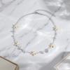 European, American Bohemian Style Simple Starfish Collarbone Chain Fashionable Versatile Rice Bead Beaded Necklace Vacation Jewelry