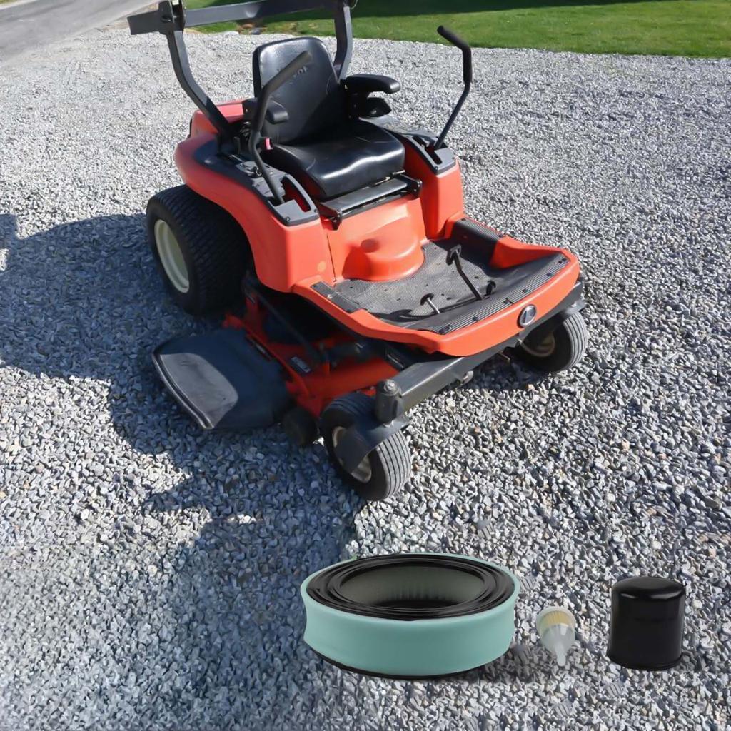For KUBOTA Lawn Mower FF5066 Filter Kit Filter Replacement 3 Engine Filter Compatibility Fuel Filter Oil Filter