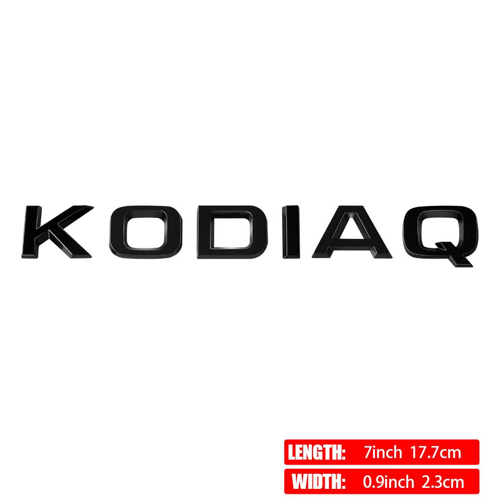 Auto Styling Emblem Karosserie Kofferraum Aufkleber Decal Außen Zubehör für Skoda Fabia Kamiq Karoq Kodiaq Octavia Rapid Superb YETI