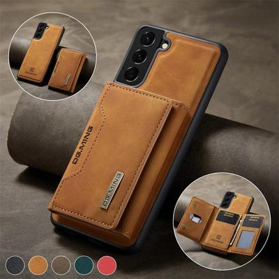 Luxus Magnetische Abnehmbare Leder Geldbörse Hülle für Samsung Galaxy S26 S25 S24 S23 Ultra S22 S21 Plus S20 FE A55 A35 Kartenhalter Abdeckung