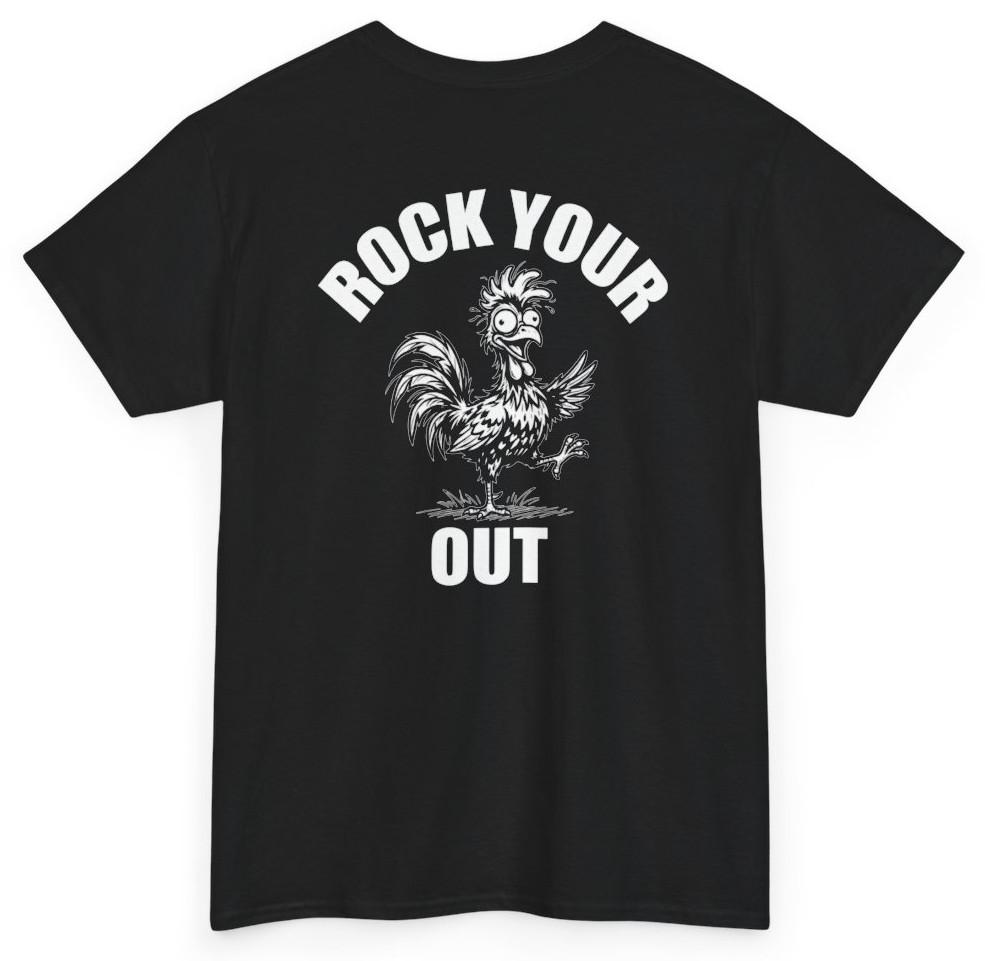 Rock Your Cock Out Tee (Back Print) | Unethical Threads XXL