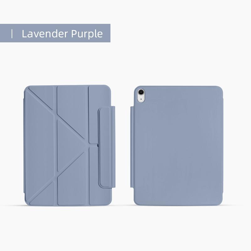Etui do iPad Air 4/5/6/7(10,9/11-calowy)! Magnetyczne zamknięcie, dwustronne etui typu folio, składane w kształcie litery Y, wielokątne, inteligentna osłona z funkcją automatycznego wybudzania/usypiania
