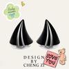 1-20 Pairs of Motorbike Helmets Male and Female Models Devil Horns Decoration E-bike Helmets Suction Cup Decoration