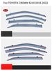 For TOYOTA CROWN S210 2015-2024 Window Visor Accessories Deflectors Visors Rain Guard Door Visor Vent Shades Ventvisor