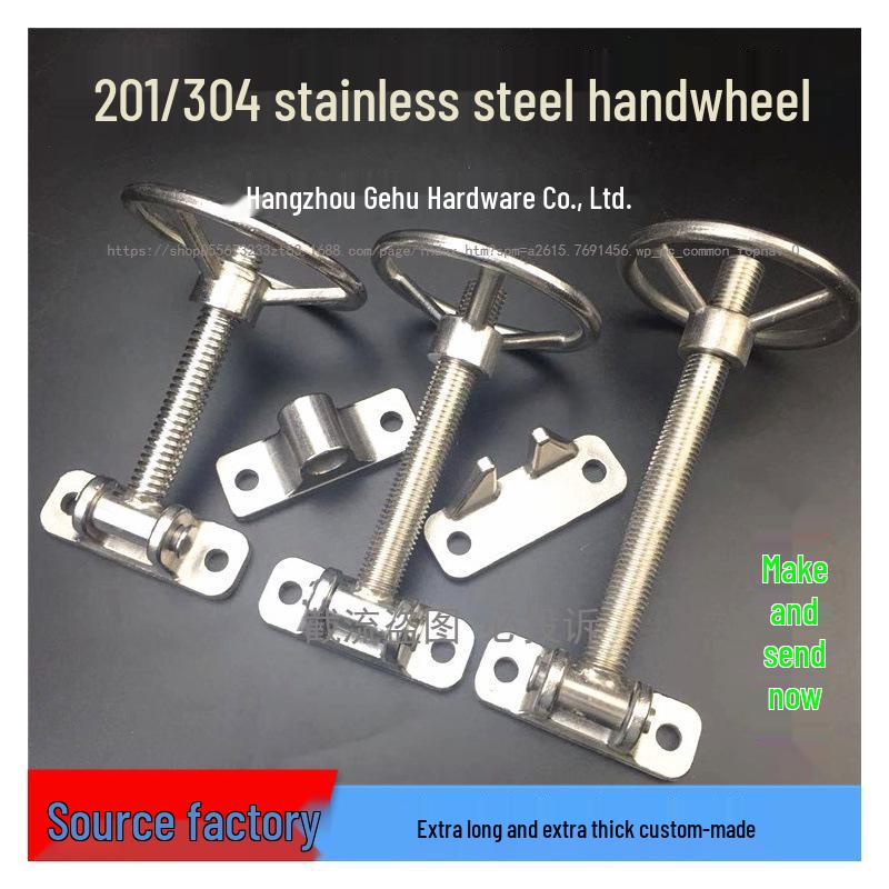 

Stainless Steel Heavy Duty Handwheel for Rice Steamer/Oven Cabinet Handles Extended Lead Screw
