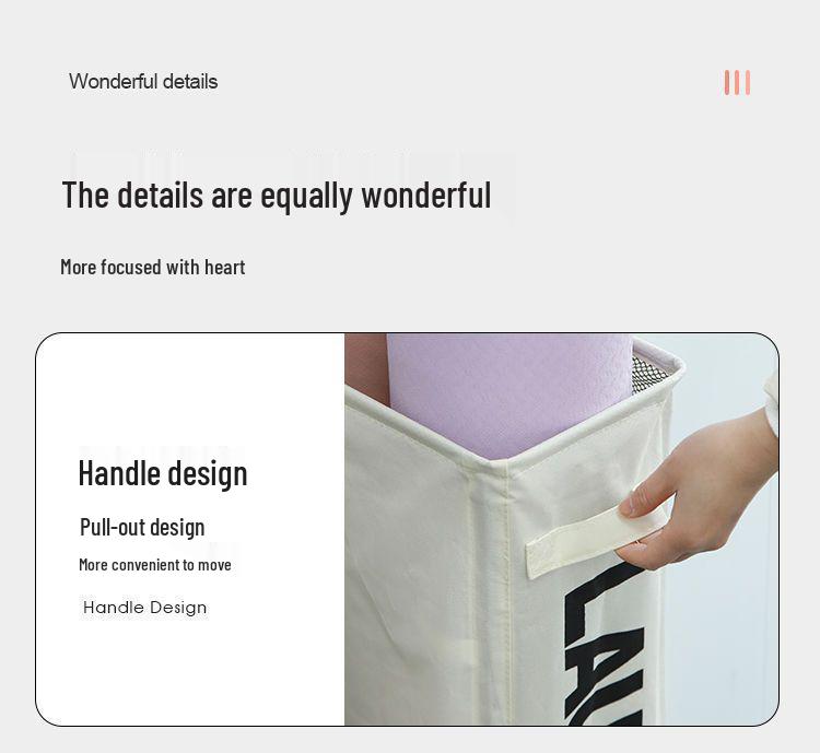 Foldable Oxford Cloth Storage Basket with Wheels - Yoga Mat & Laundry Holder for Bedroom Crevices