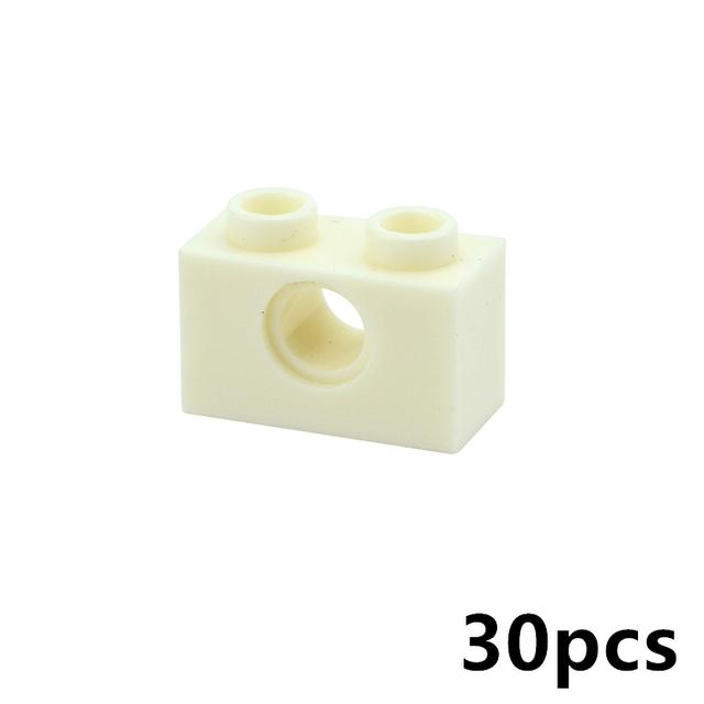 Technical Building Block MOC Combination Studded Long Beam with Hole Thick Bricks Compatible 3703 32018 3895 2730 3894 3701 3700
