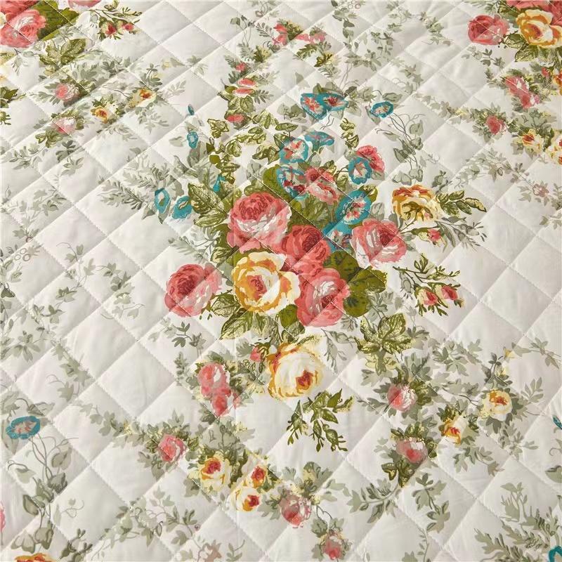 Princess Thicken Padding Bed Skirt Non-slip Flat Bed Skirt Quilted Bed Spread Soft Warm King Queen Bed Skirt Without Pillowcase