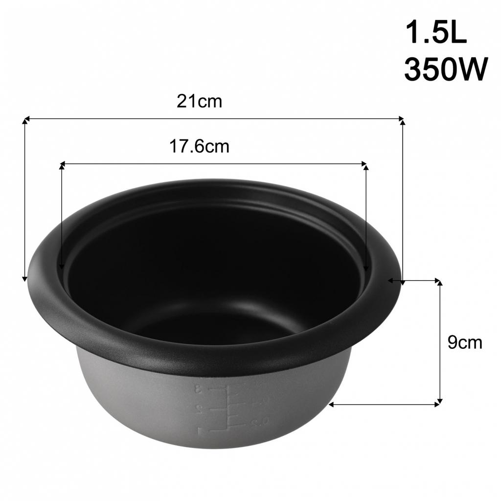 Removable Cooker Inner Pot Replacement Aluminum Alloy