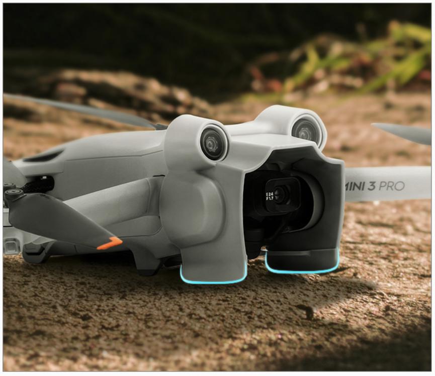Gimbal Protective Cover for DJI Mini 3 Pro - Black