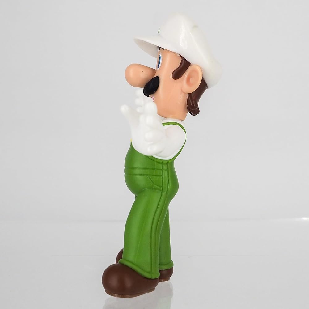 Sanei Trading Super Mario Figure Collection Fire Luigi FCM-014