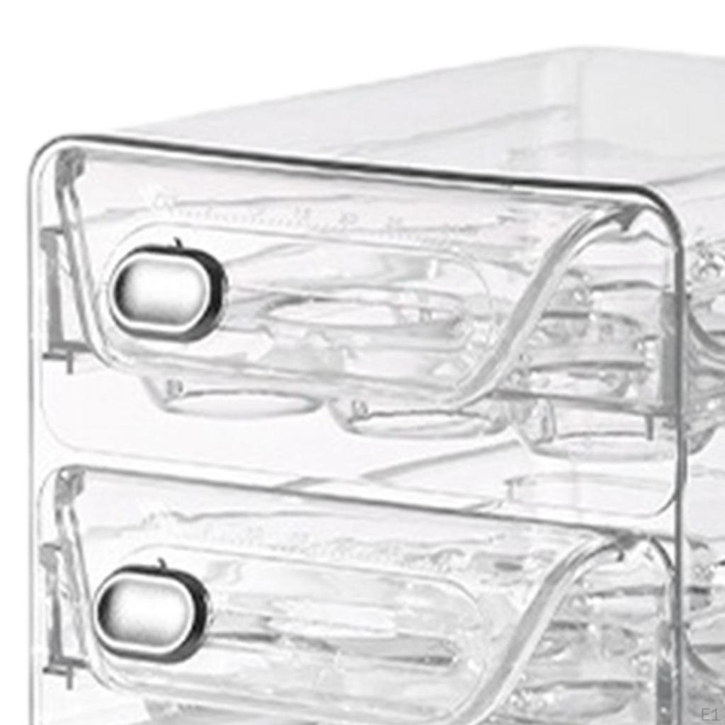 Layer Egg Storage Unit for Refrigerator, Stackable Container Eggs