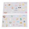 2PCS Decorative Stickers Cute Cartoon Self Adhesive Sticker Colorful PVC Sticker for   Album Planner Scrapbook