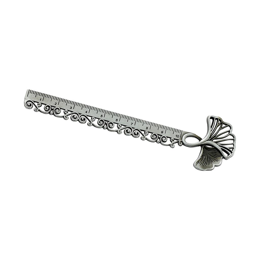 Ginkgo Leaf Bookmarks Metal Bookmarks Ruler Book Page Divider Appreciation Present for Teacher Student Book Lover Writer