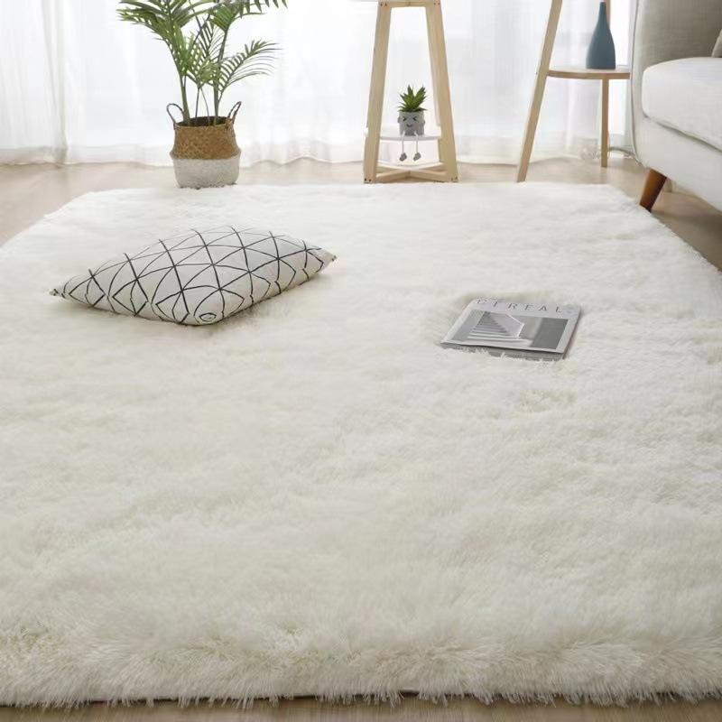 Modern Luxury Plush Tie Dye Fluffy Carpet Soft Rainbow Shaggy for Living Room High Pile Machine Made 1 Piece MOQ Hot Sale