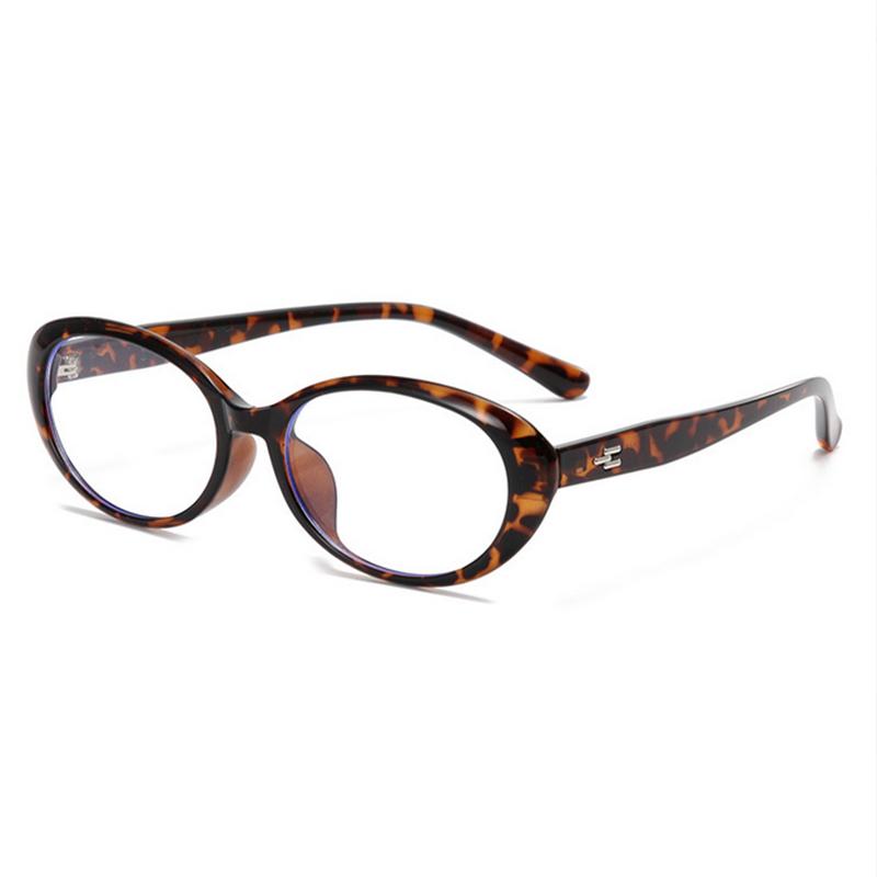

82 New Style Cat Eye Glasses Frame For Myopia Black Frame Leopard Print Retro Slimming European And American Design myopia -2.75