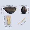 4pcs/set Japanese Style Matcha Tea Set With Tool Rack, Including Bowl, Whisk, Spoon, Great Gift For Ceremony, Traditional Japane