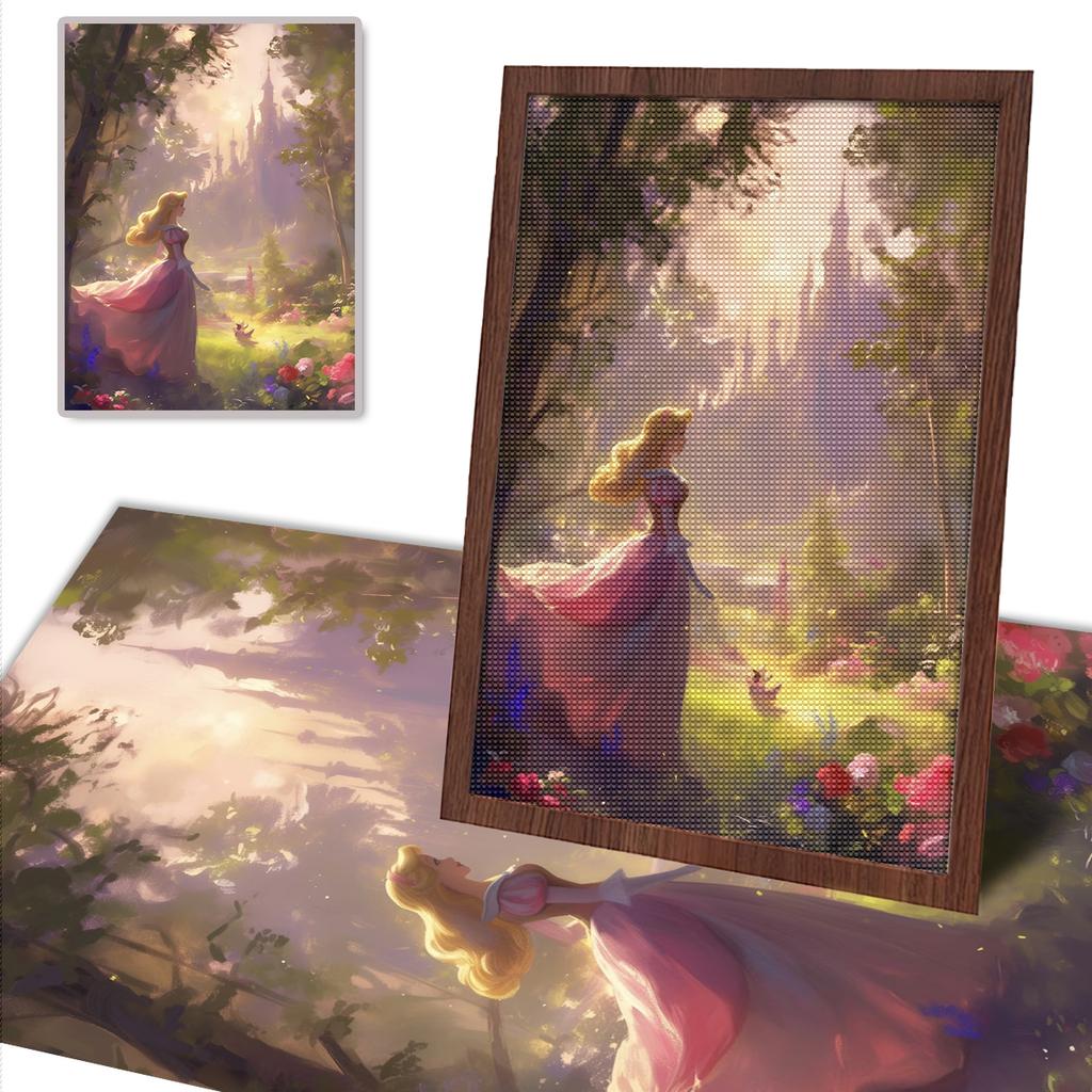 5D Diy Diamond Painting The Princess In The Forest Full Drill Rhinestones Mosaic Embroidery Handmade Products Home Decor Gift