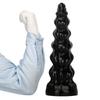 39*10cm Black PVC Dildo Large Butt Plug with Suction Cup Anal Beads Masturbator Big Dick Adult Sex Toys Fisting