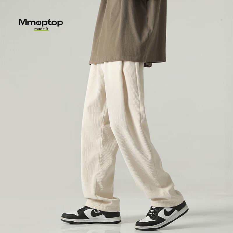 MMOPTOP Men's Autumn/Winter Warm Loose Fit Casual Pants
