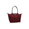 Longchamp Le Pliage Brand Logo Design Nylon Tote Shopping Bag Handheld Shoulder Bag Large Women Tote Pomegranate 1899919P98