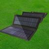 Foldable solar panel battery charger, suitable for portable power station generators, iPhones, iPads, laptops, TYPE-C and USB ports,