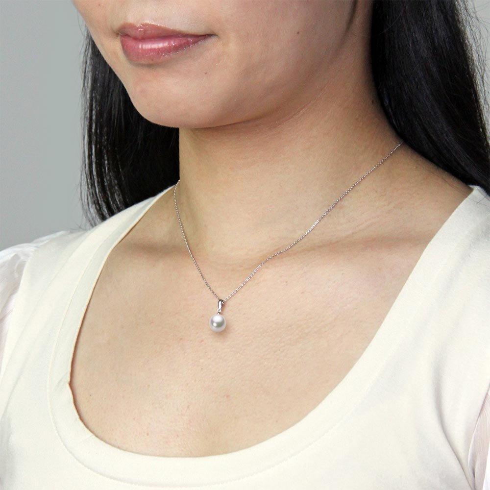 Akoya Pearl Pendant Top 8.5mm HA00085D12WPGU188W-T