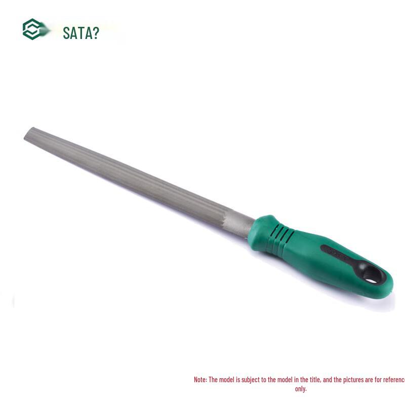 SATA 03942 Fine-Tooth Half-Round File 12 Inch