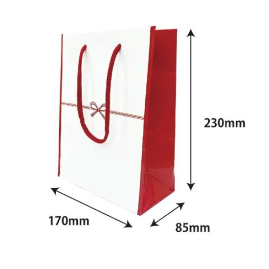 Ehime Paper Gift Paper Bags, Hanamusubi, 10-Pack, GBAG-FT-10P