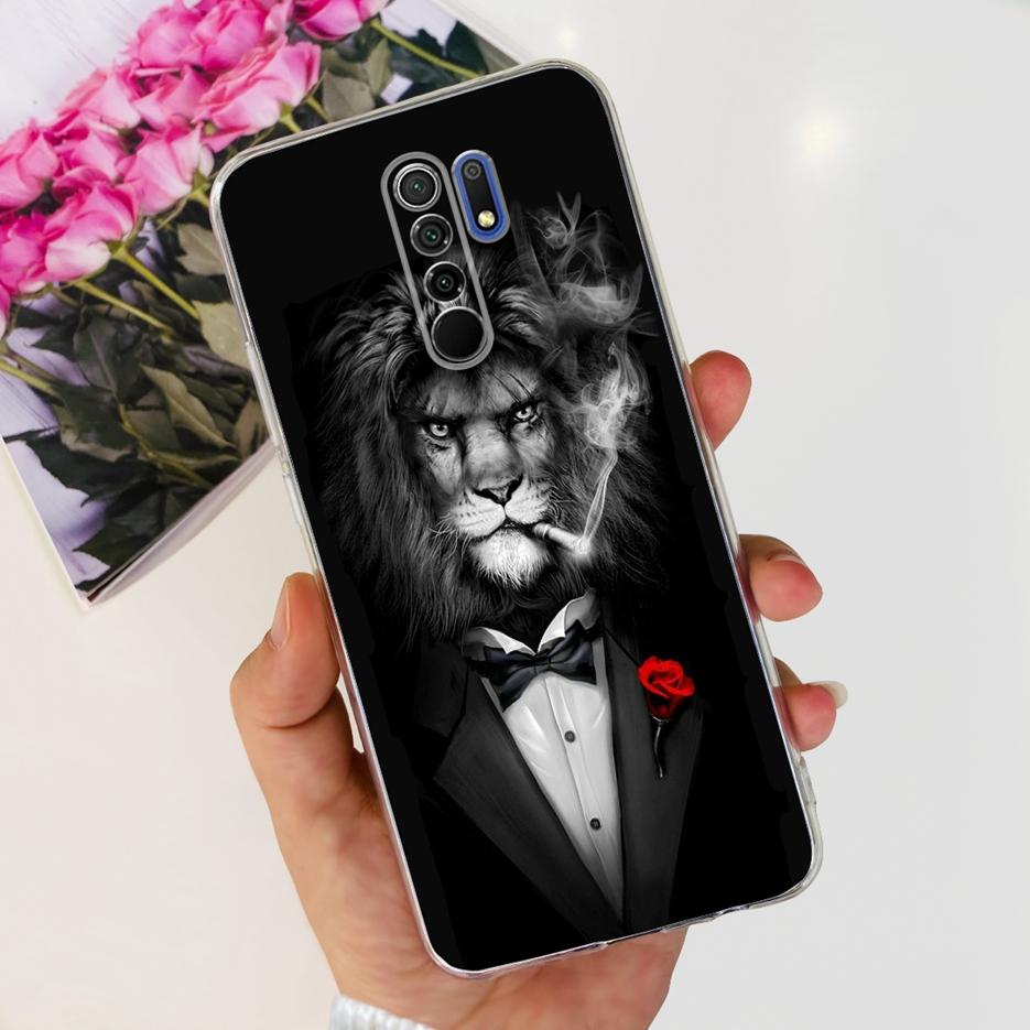 For Xiaomi Redmi 9 Case Stylish Painted Fundas 6.53'' Soft Silicone Phone Case For Xiaomi Redmi 9 Prime Redmi9 Back Cover Bumper