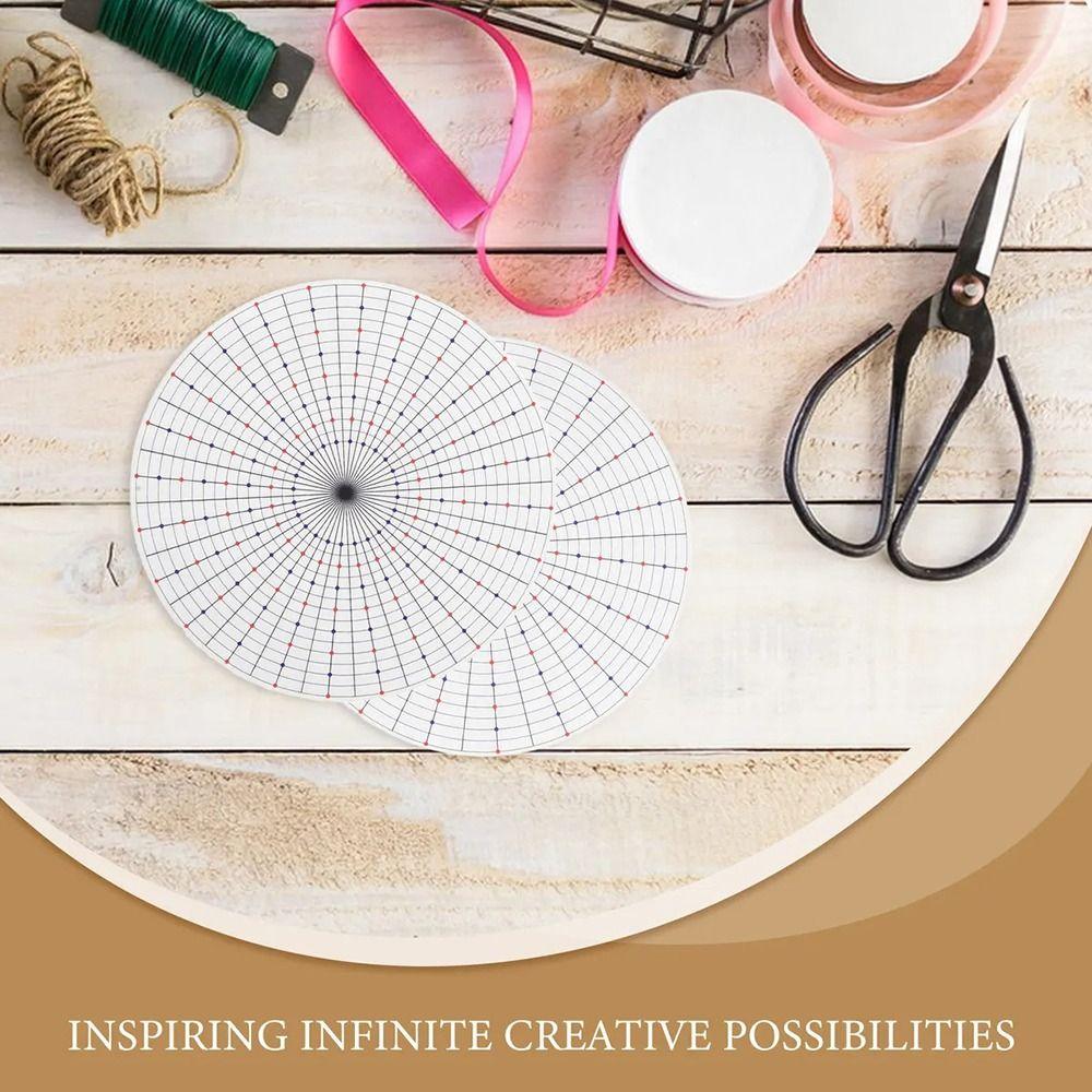 Round Ribbon Pleating Tool Large Template Rosette Making Tool Rosette Maker Board  Sewing Crafts