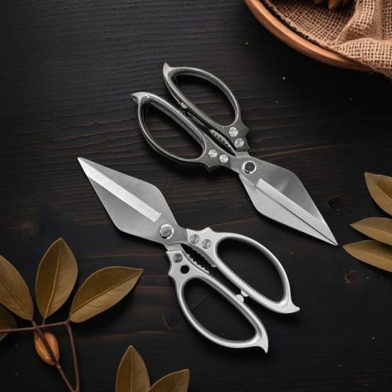 Kitchen Shears Heavy Duty Food Scissors Stainless Steel Blades Kitchen Scissors for Meat Fish Poultry Vegetables