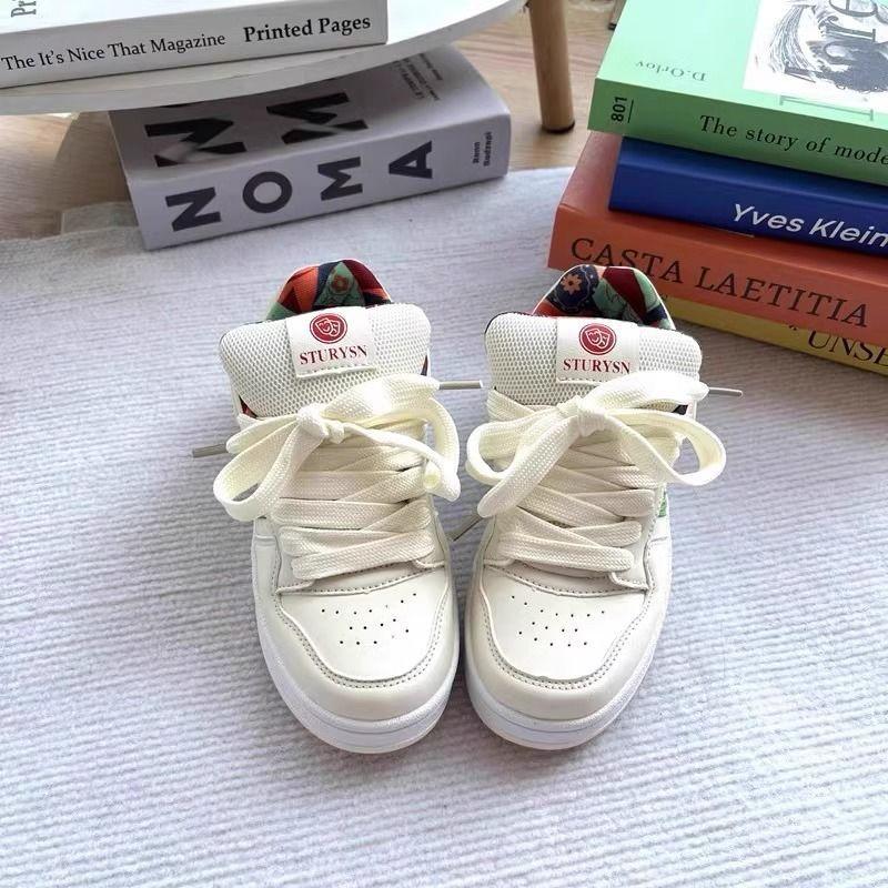 Bread Shoes Dopamine Autumn New Couple Tide Casual Versatile Breathable Student Board Shoes Flat