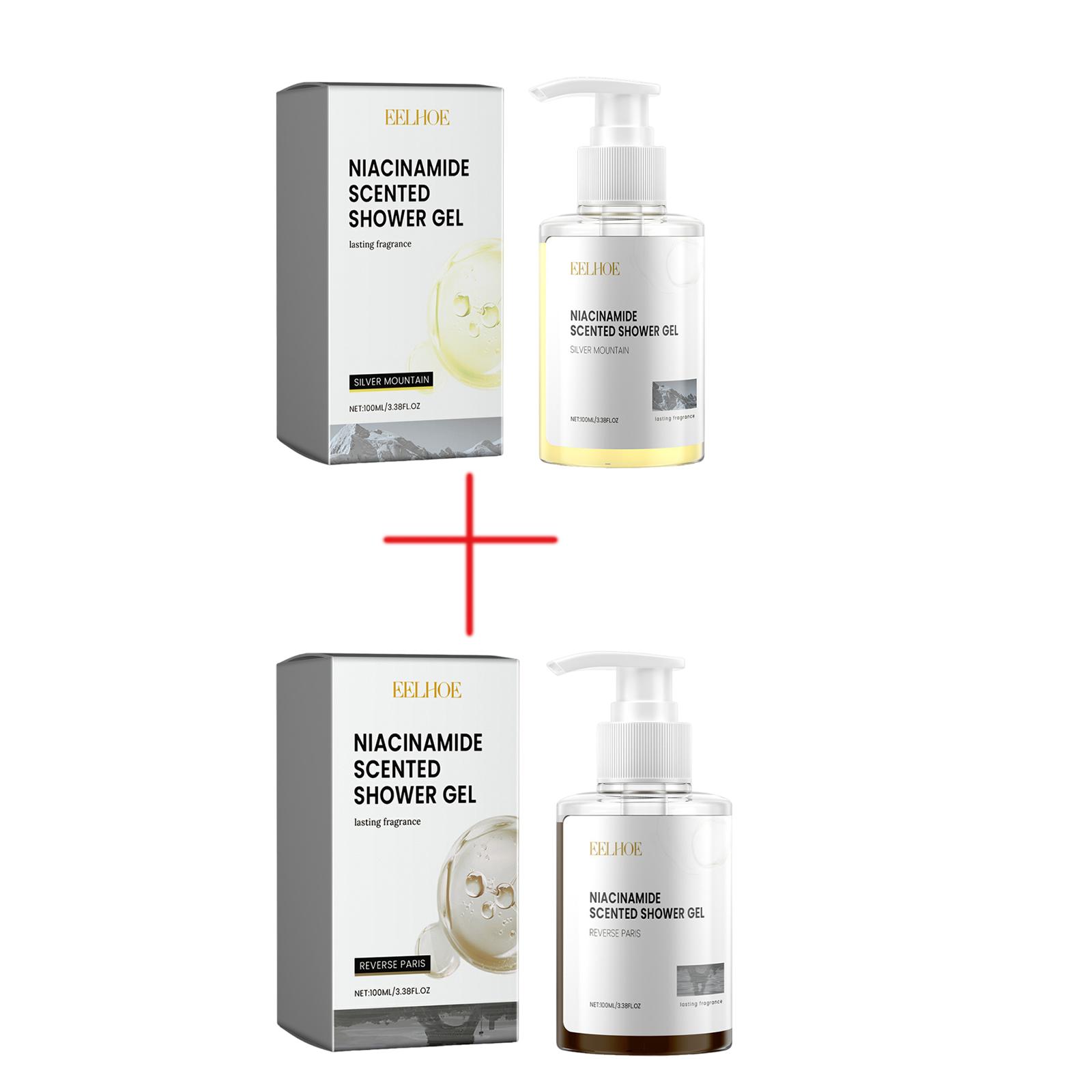 

EELHOE Niacinamide Fragrance Shower Gel : Deeply cleanses pores, removes dead skin cells, brightens skin tone, refines pores, moisturizes and repairs.