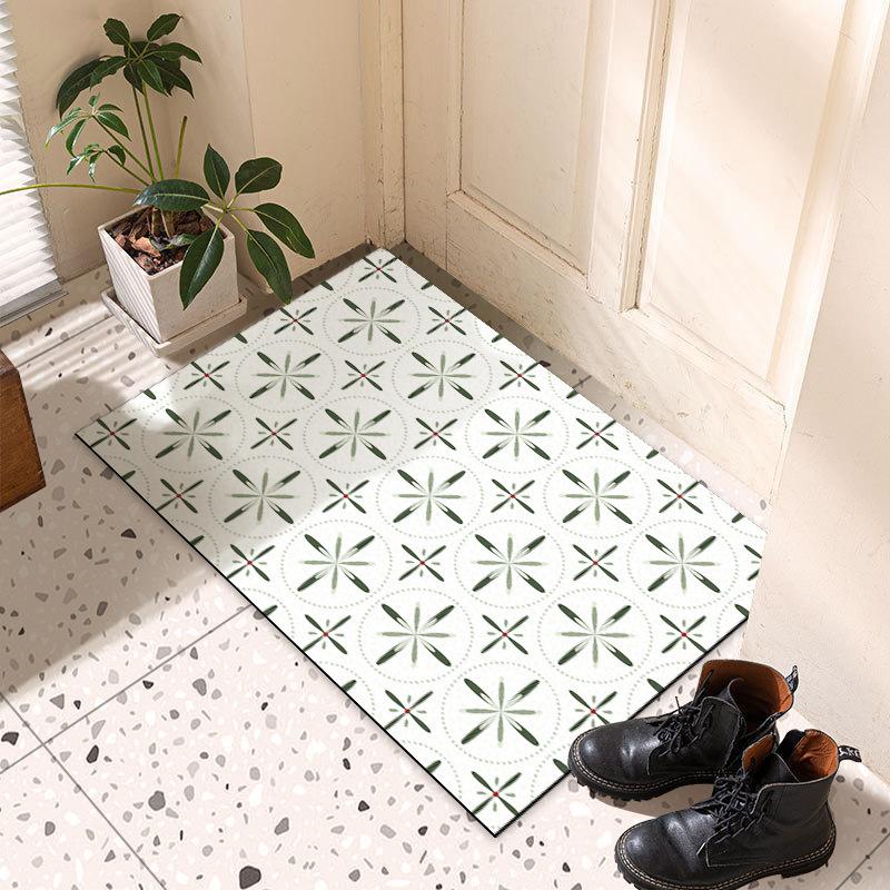 Kitchen Non-slip Mat Simple Absorbent Oil Absorbent Long Anti-dirty Foot Mat Entry Bathroom Bathroom Door Anti-fall